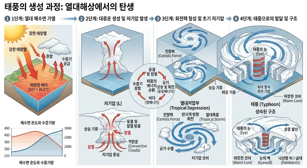 태풍의 생성 과정