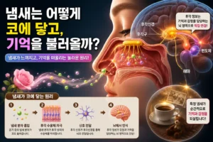 냄새가 코에 닿는 원리와 기억을 불러오는 이유
