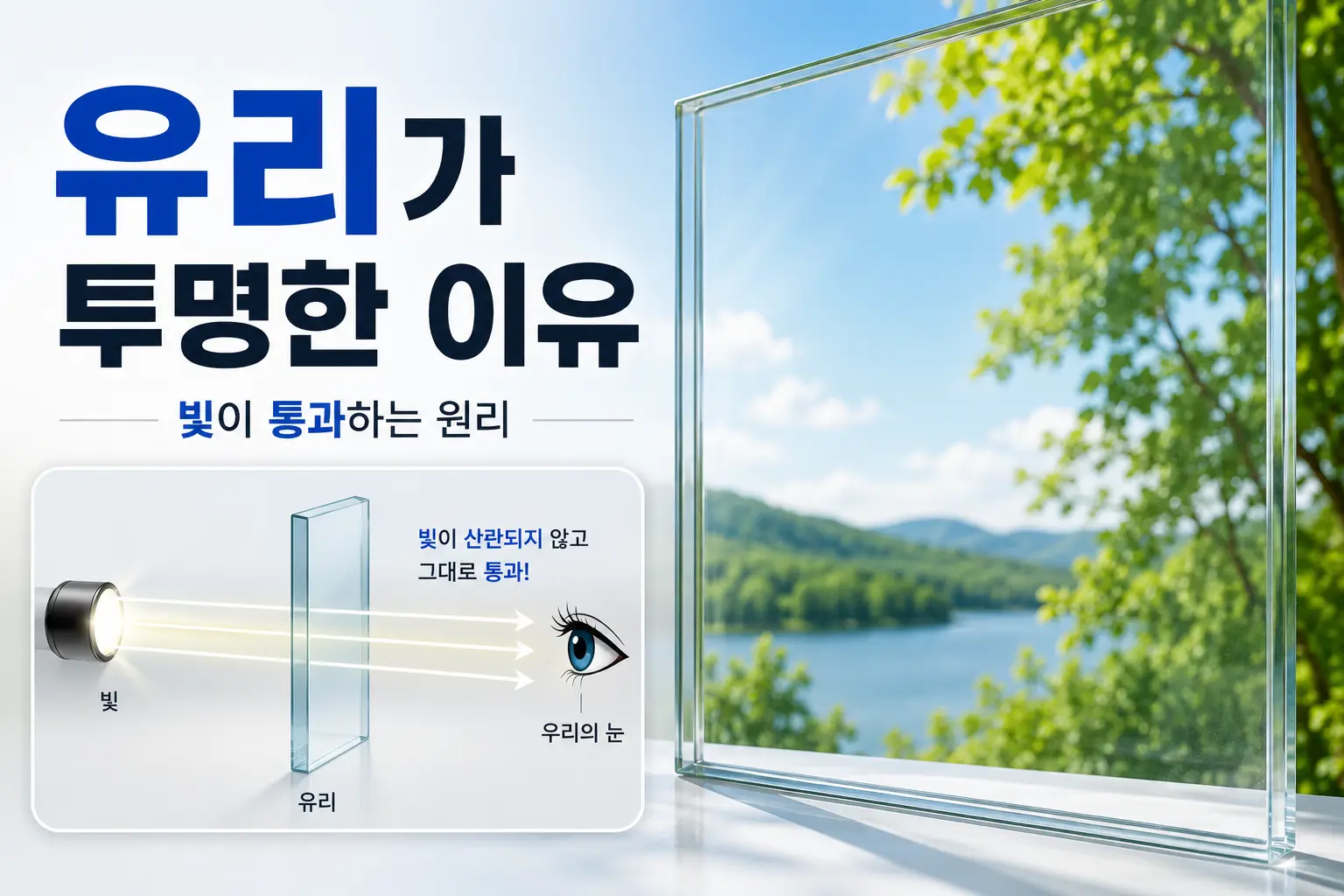 유리가 투명한 이유